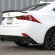 Load image into Gallery viewer, aFe POWER Takeda 16-17 Lexus IS200t L4-2.0L (t) 2.5in-3in 304 SS CB Exhaust w/ Blue Tip - Side View