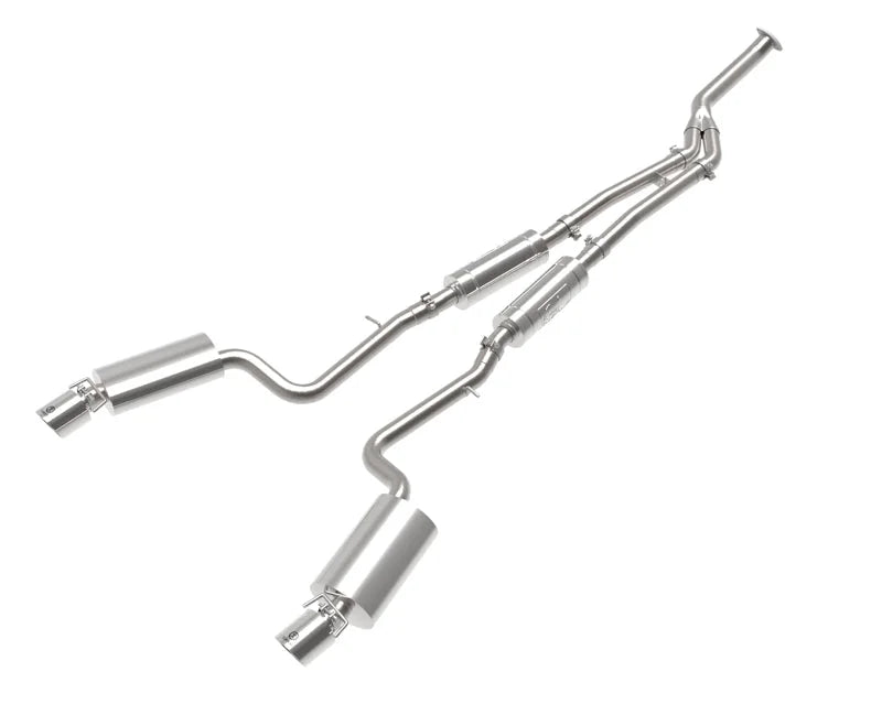 aFe POWER Takeda 16-17 Lexus IS200t L4-2.0L (t) 2.5in-3in 304 SS CB Exhaust w/Polish Tip - Main Product View