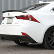 Load image into Gallery viewer, aFe POWER Takeda 16-17 Lexus IS200t L4-2.0L (t) 2.5in-3in 304 SS CB Exhaust w/Polish Tip - Back View