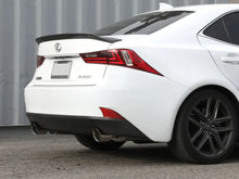 Load image into Gallery viewer, aFe POWER Takeda 16-17 Lexus IS200t L4-2.0L (t) 2.5in-3in 304 SS CB Exhaust w/Polish Tip - Back View
