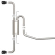 Load image into Gallery viewer, aFe POWER Takeda 19-21 Toyota RAV4 L4-2.5L 304SS CB Exhaust w/ Black Tips - Additional View 6