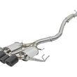 Load image into Gallery viewer, aFe POWER Takeda 2-1/2in to 2-1/4in 304SS Catback Dual-Exit Exhaust 17+ Honda Civic Type R w/CF Tips - Main Product View