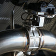 Load image into Gallery viewer, aFe POWER Takeda 2020 Toyota Supra L6-3.0L (t) 3in-2.5in 304 SS CB Exhaust Carbon Tips - Side View