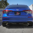 Load image into Gallery viewer, aFe POWER Takeda 2022 Honda Civic Stainless Steel Cat-Back Exhaust System w/ Polished Tip - Back View