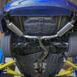 Load image into Gallery viewer, aFe POWER Takeda 2022 Honda Civic Stainless Steel Cat-Back Exhaust System w/ Polished Tip - Installation View