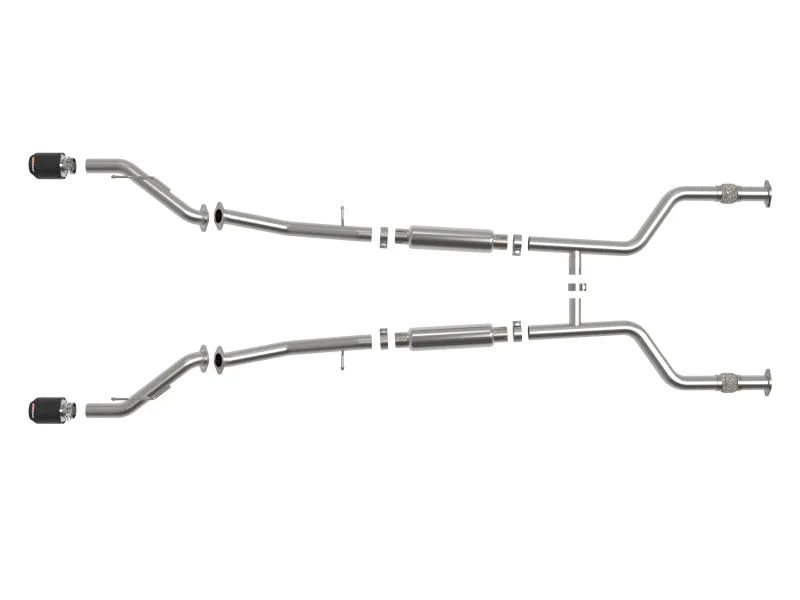 aFe POWER Takeda 2023 Nissan Z 2 1/2in 304 SS Cat-Back Exhaust System w/ Carbon Fiber Tips - Additional View 6