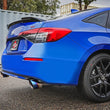 Load image into Gallery viewer, aFe POWER Takeda 22-23 Honda Civic Si I4-1.5L (t) 2.5in to 3in 304 SS CB Exhaust - Blue Flame Tips - Back View