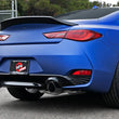 Load image into Gallery viewer, aFe POWER Takeda 2.5in 304 SS CB Exhaust w/ Black Tips 17-19 Infiniti Q60 V6-3.0L (tt) - Installation View