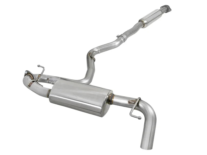 aFe POWER Takeda 2.5in 304 SS Cat-Back Exhaust System Subaru Crosstrek 18-19 H4-2.0L - Main Product View