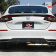Load image into Gallery viewer, aFe POWER Takeda 2.5in 304 SS Cat-Back Exhaust w/ Black Tips 22-25 Honda Civic L4-2.0L - Back View