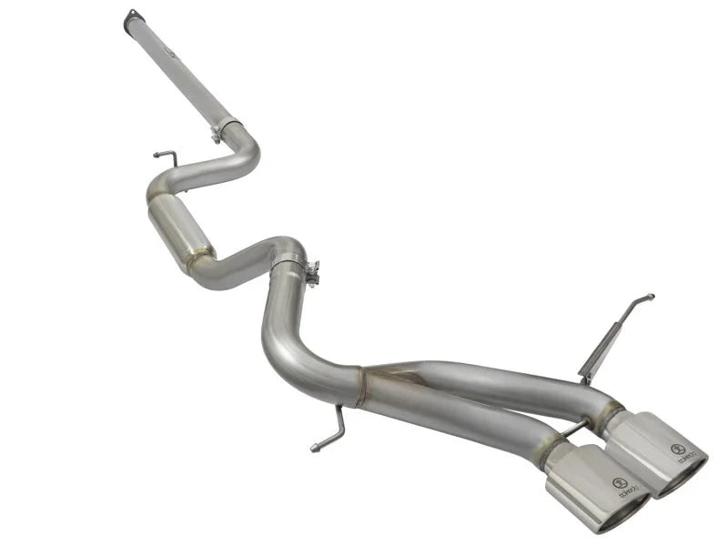 aFe POWER Takeda 3in 304 SS Cat-Back Exhaust w/ Polished Tips 13-17 Ford Focus ST L4-2.0L (t) - Main Product View