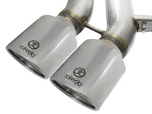 Load image into Gallery viewer, aFe POWER Takeda 3in 304 SS Cat-Back Exhaust w/ Polished Tips 13-17 Ford Focus ST L4-2.0L (t) - Installation View