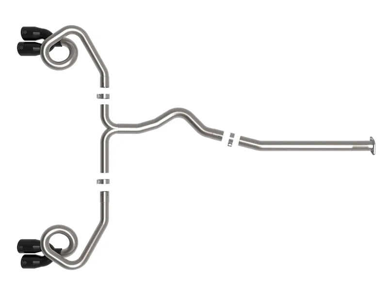 aFe POWER Takeda 3in to 2-1/2in 304 SS Cat-Back Exhaust w/ Black Tips 22-23 Subaru WRX H4-2.4L (t) - Additional View 6