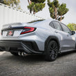 Load image into Gallery viewer, aFe POWER Takeda 3in to 2-1/2in 304 SS Cat-Back Exhaust w/ Polished Tips 22-23 Subaru WRX H4-2.4L(t) - Back View