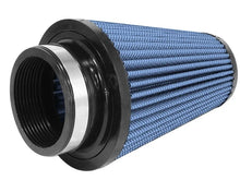 Load image into Gallery viewer, aFe POWER Takeda A/F P5R 3in Flange x 5in Base (INV) x 2-3/4Top (DOM) x 6in Height - Back View