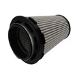 Load image into Gallery viewer, aFe POWER Takeda Pro DRY S Universal Air Filter 3-1/2F x 5B x 3-1/2T (Inverted) x 6H in - Side View