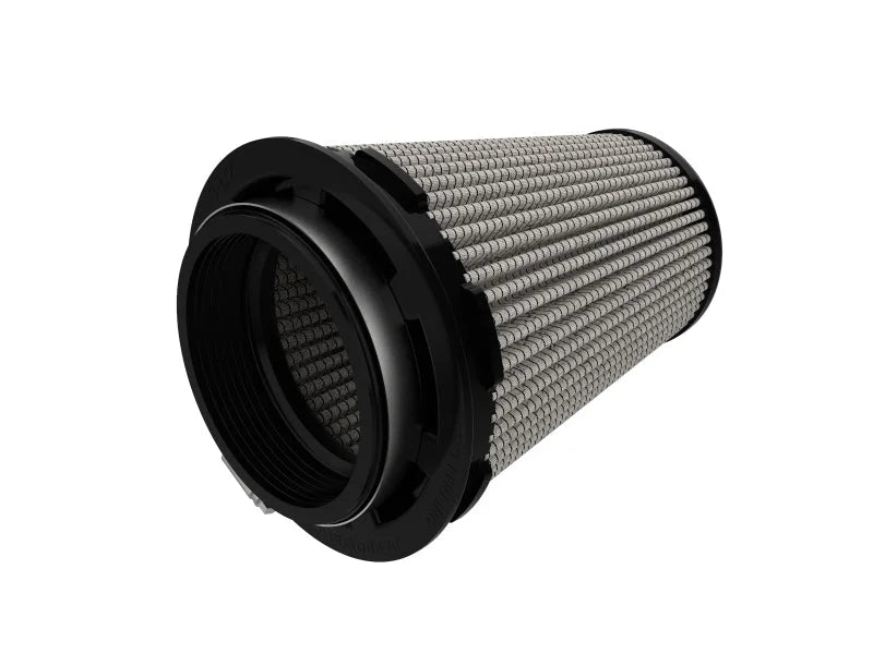aFe POWER Takeda Pro DRY S Universal Air Filter 3-1/2F x 5B x 3-1/2T (Inverted) x 6H in - Side View