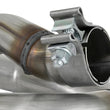 Load image into Gallery viewer, aFe POWER Twisted Steel Loop Relocation Pipe 2018 Jeep Wrangler (JL) V6-3.6L - Side View