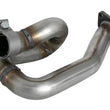 Load image into Gallery viewer, aFe POWER Twisted Steel Loop Relocation Pipe 2018 Jeep Wrangler (JL) V6-3.6L - Back View