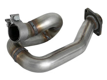Load image into Gallery viewer, aFe POWER Twisted Steel Loop Relocation Pipe 2018 Jeep Wrangler (JL) V6-3.6L - Back View