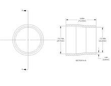 Load image into Gallery viewer, aFe POWER Universal Products Coupler Kit (2-3/4 x 2-1/2)in ID x 3in L - Black - Detail View