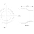 Load image into Gallery viewer, aFe POWER Universal Products Coupler Kit (3-1/2 x 2-1/2)in ID x 3in L - Black - Detail View