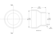 Load image into Gallery viewer, aFe POWER Universal Products Coupler Kit (3-1/2 x 2-1/2)in ID x 3in L - Black - Detail View