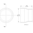 Load image into Gallery viewer, aFe POWER Universal Products Coupler Kit (3-1/2 x 3)in ID x 3in L - Black - Detail View