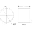 Load image into Gallery viewer, aFe POWER Universal Products Coupler Kit 3-1/2in ID x 3in L - Black - Side View