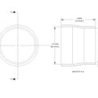 Load image into Gallery viewer, aFe POWER Universal Products Coupler Kit (3-1/4 x 3)in ID x 3in L - Black - Side View