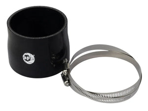 aFe POWER Universal Products Coupler Kit (3-3/4 x 3-1/2)in ID x 3in L - Black - Main Product View