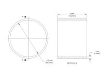 Load image into Gallery viewer, aFe POWER Universal Products Coupler Kit 3-3/4in ID x 3 in L - Black - Detail View