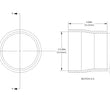 Load image into Gallery viewer, aFe POWER Universal Products Coupler Kit (3 x 2-3/4)in ID x 3in L - Black - Detail View
