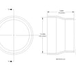 Load image into Gallery viewer, aFe POWER Universal Products Coupler Kit (4 x 3-1/2)in ID x 3in L - Black - Detail View