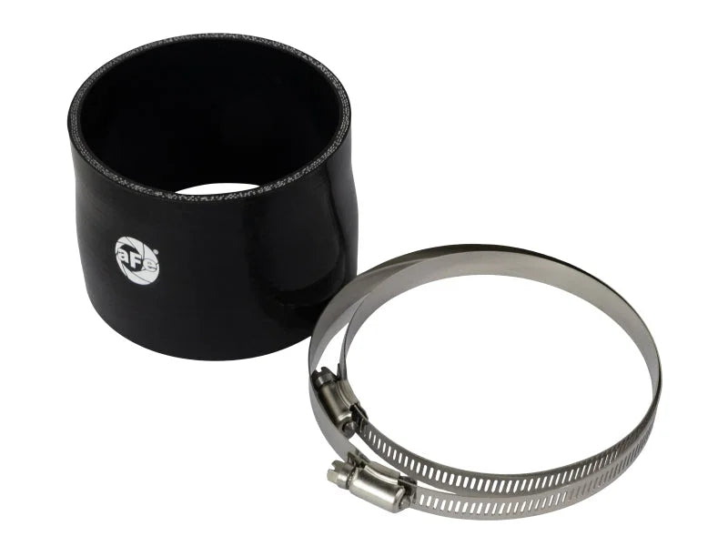 aFe POWER Universal Products Coupler Kit (4 x 3-3/4)in ID x 3in L - Black - Main Product View