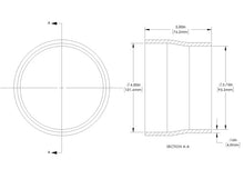 Load image into Gallery viewer, aFe POWER Universal Products Coupler Kit (4 x 3-3/4)in ID x 3in L - Black - Detail View