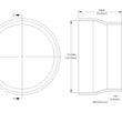 Load image into Gallery viewer, aFe POWER Universal Products Coupler Kit (5 x 4-1/2)in ID x 3in L - Black - Detail View