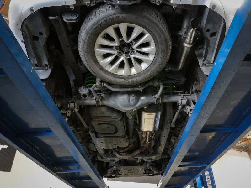 aFe POWER Vulcan Series 2-1/2in 304SS Cat-Back Exhaust 10-21 Lexus GX460 V8-4.6L - Side View
