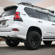 Load image into Gallery viewer, aFe POWER Vulcan Series 2-1/2in 304SS Cat-Back Exhaust 10-21 Lexus GX460 V8-4.6L w/ Black Tip - Back View