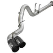 Load image into Gallery viewer, aFe Power 11-14 Ford F250/F350 6.7L Diesel Rebel XD 4in 409 SS DPF-Back Exhaust System - Black Tips - Main Product View