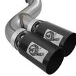 Load image into Gallery viewer, aFe Power 11-14 Ford F250/F350 6.7L Diesel Rebel XD 4in 409 SS DPF-Back Exhaust System - Black Tips - Side View