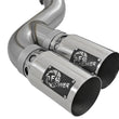 Load image into Gallery viewer, aFe Power 11-14 Ford F250/F350 6.7L Diesel Rebel XD 4in 409 SS DPF-Back Exhaust System - Pol Tips - Back View