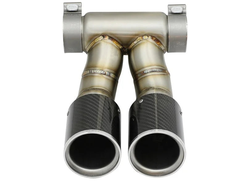 aFe Power 13-14 Porsche Cayman S / Boxster S Carbon Fiber Exhaust Tip Upgrade - Additional View 5