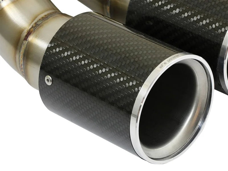 aFe Power 13-14 Porsche Cayman S / Boxster S Carbon Fiber Exhaust Tip Upgrade - Additional View 6