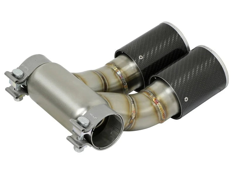 aFe Power 13-14 Porsche Cayman S / Boxster S Carbon Fiber Exhaust Tip Upgrade - Additional View 7
