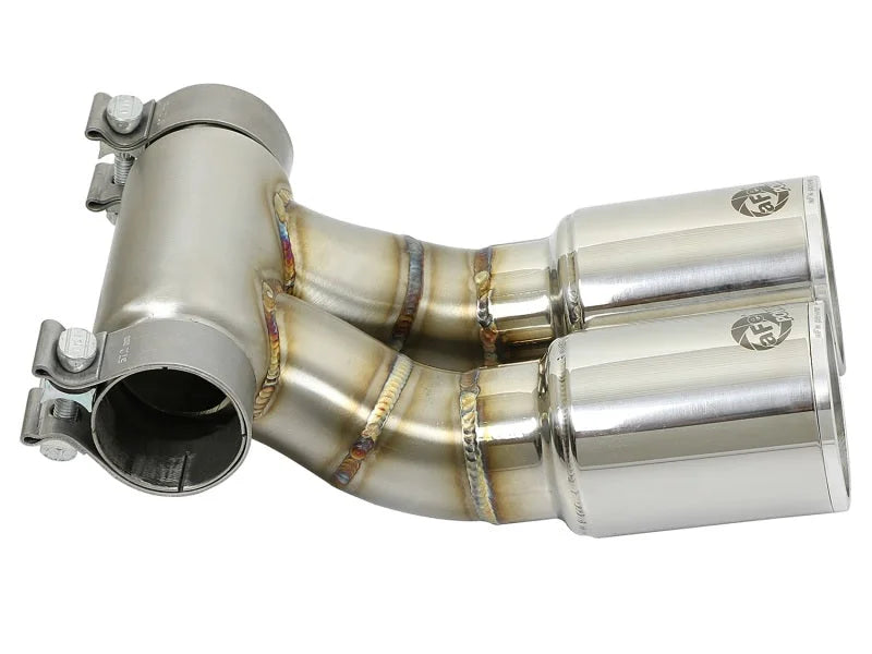 aFe Power 13-14 Porsche Cayman S / Boxster S Polish Exhaust Tip Upgrade - Additional View 6