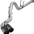 Load image into Gallery viewer, aFe Power 15-16 Ford F250/F350 6.7L Diesel Rebel XD 4in 409 SS DPF-Back Exhaust System - Black Tips - Additional View 7