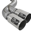 Load image into Gallery viewer, aFe Power 15-16 Ford F250/F350 6.7L Diesel Rebel XD 4in 409 SS DPF-Back Exhaust System - Pol Tips - Back View