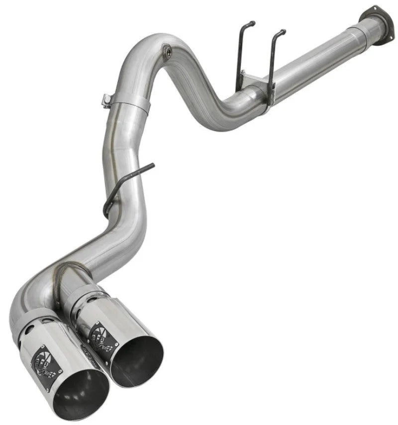 aFe Power 15-16 Ford F250/F350 6.7L Diesel Rebel XD 4in 409 SS DPF-Back Exhaust System - Pol Tips - Additional View 7