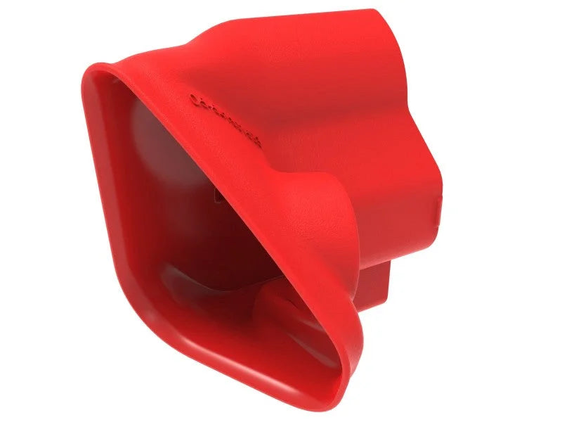 aFe Power 15-20 Ford Mustang 2.3l L4/3.7l V6/5.0l V8 Dynamic Air Scoop - Red - Additional View 7